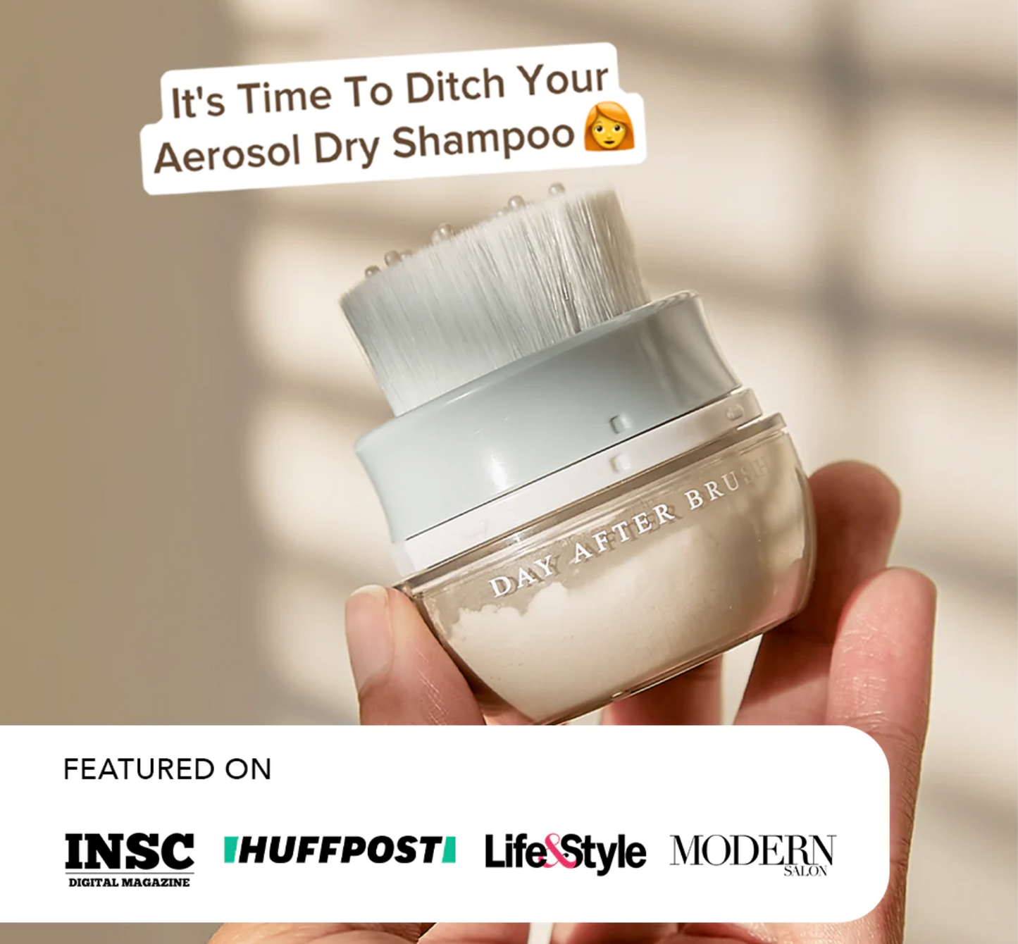 Day After™ Brush — Dry Shampoo Applicator