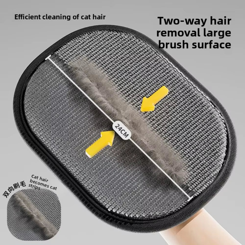 Furgone Duo Gloves – Double-Sided Electrostatic Pet Hair Removal & Grooming Gloves