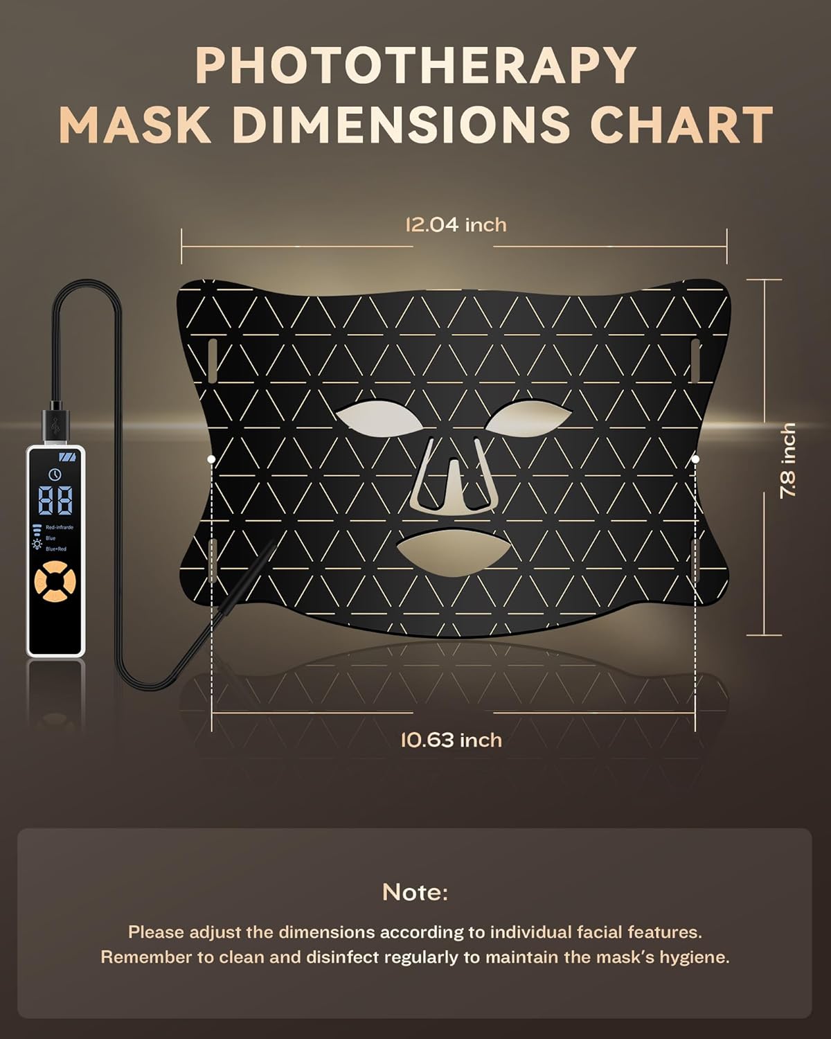 PurRed™ Red Light Therapy Face Mask